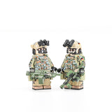 German Army - Kommando Spezialkräfte (KSK) Soldier (Black) [5] figures  w/ weapons -