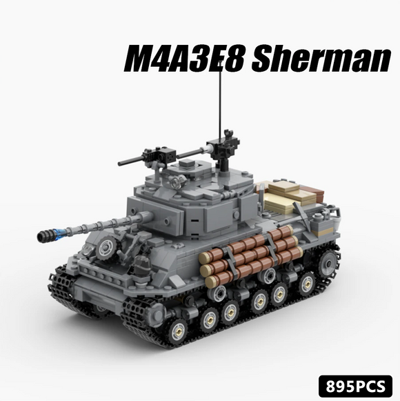 US Medium Tank M4A3E8 Sherman Easy Eight Fury (Grey)