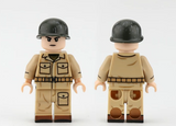 WW2 US Army Tank Crew soldier figures  w/ M1911 & M1 Garand -