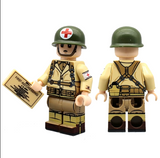 WW2 US Paratrooper Medic soldier - [10] figures -